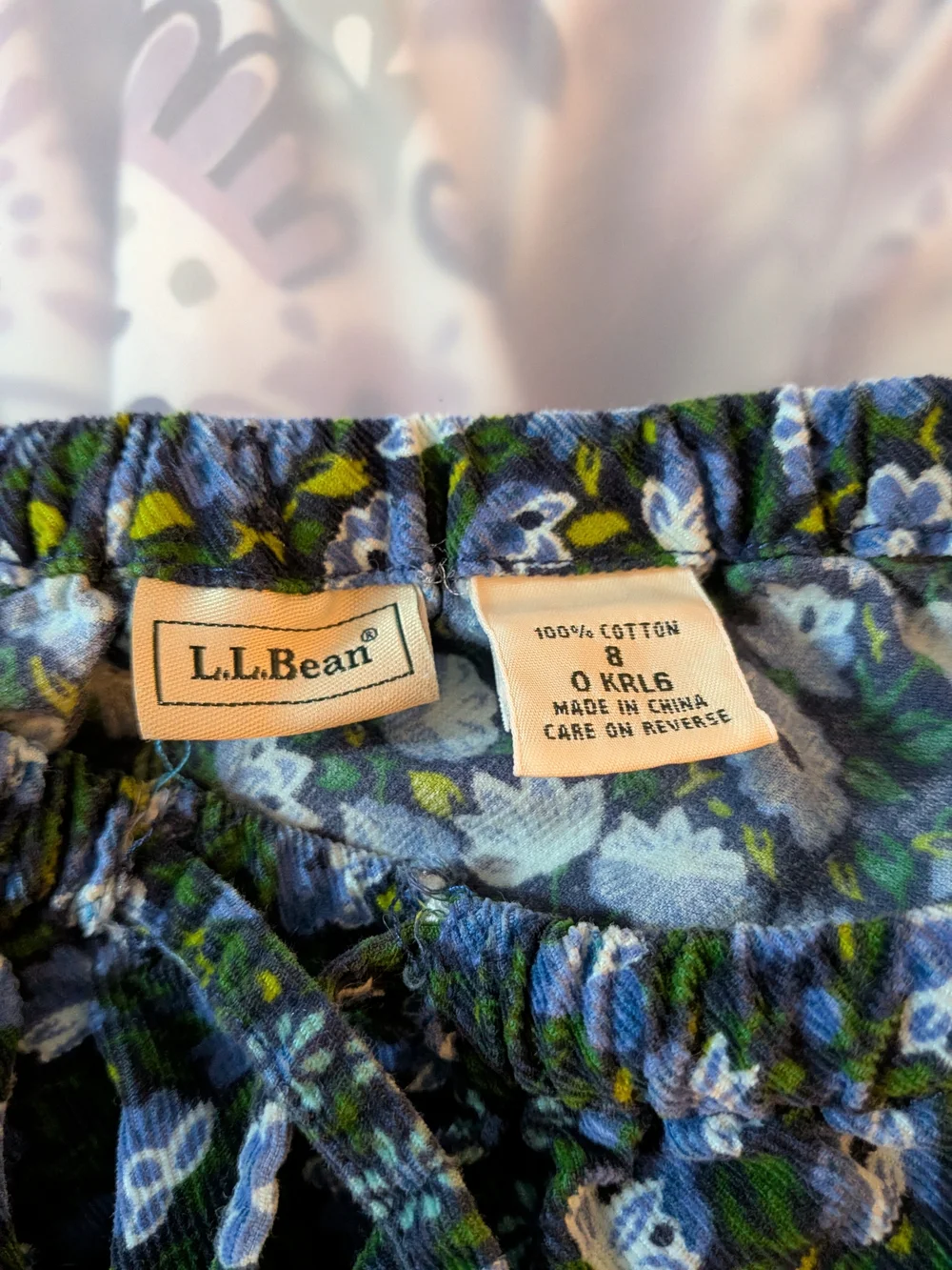 L.L. Bean tiered ruffle